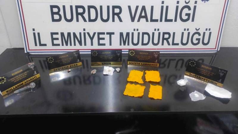 Burdur’da uyuşturucu operasyonu: 5 şüpheli tutuklandı